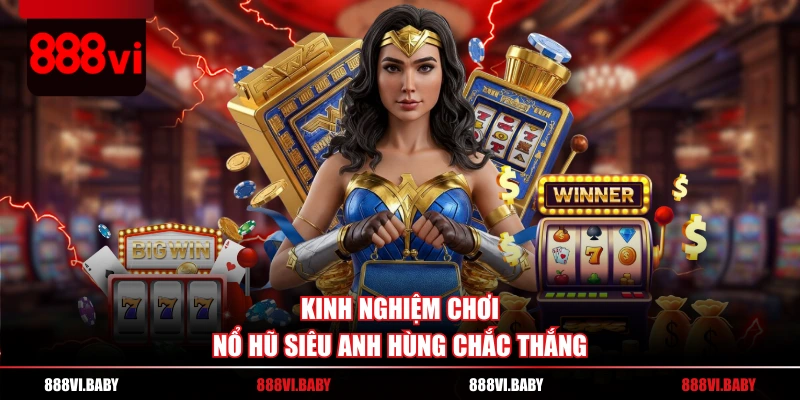 Kinh nghiệm chơi nổ hũ Siêu Anh Hùng chắc thắng